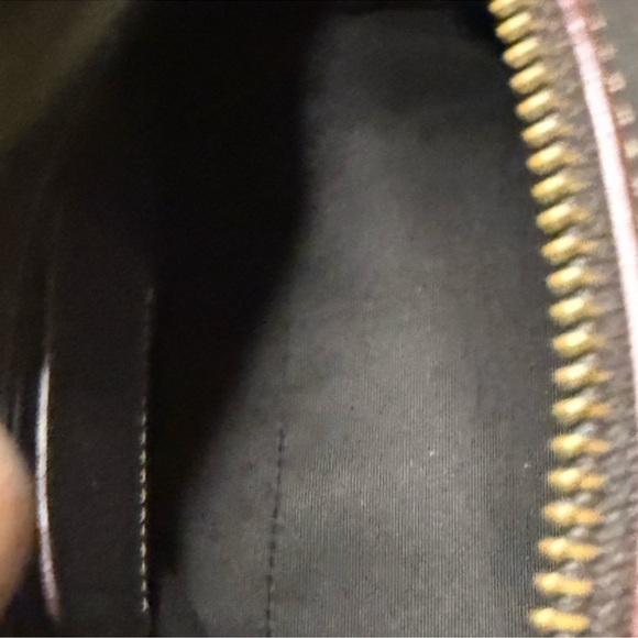 Coach Signature Mini Bennett Satchel in khaki canvas and brown leather trim. - Picture 10 of 15